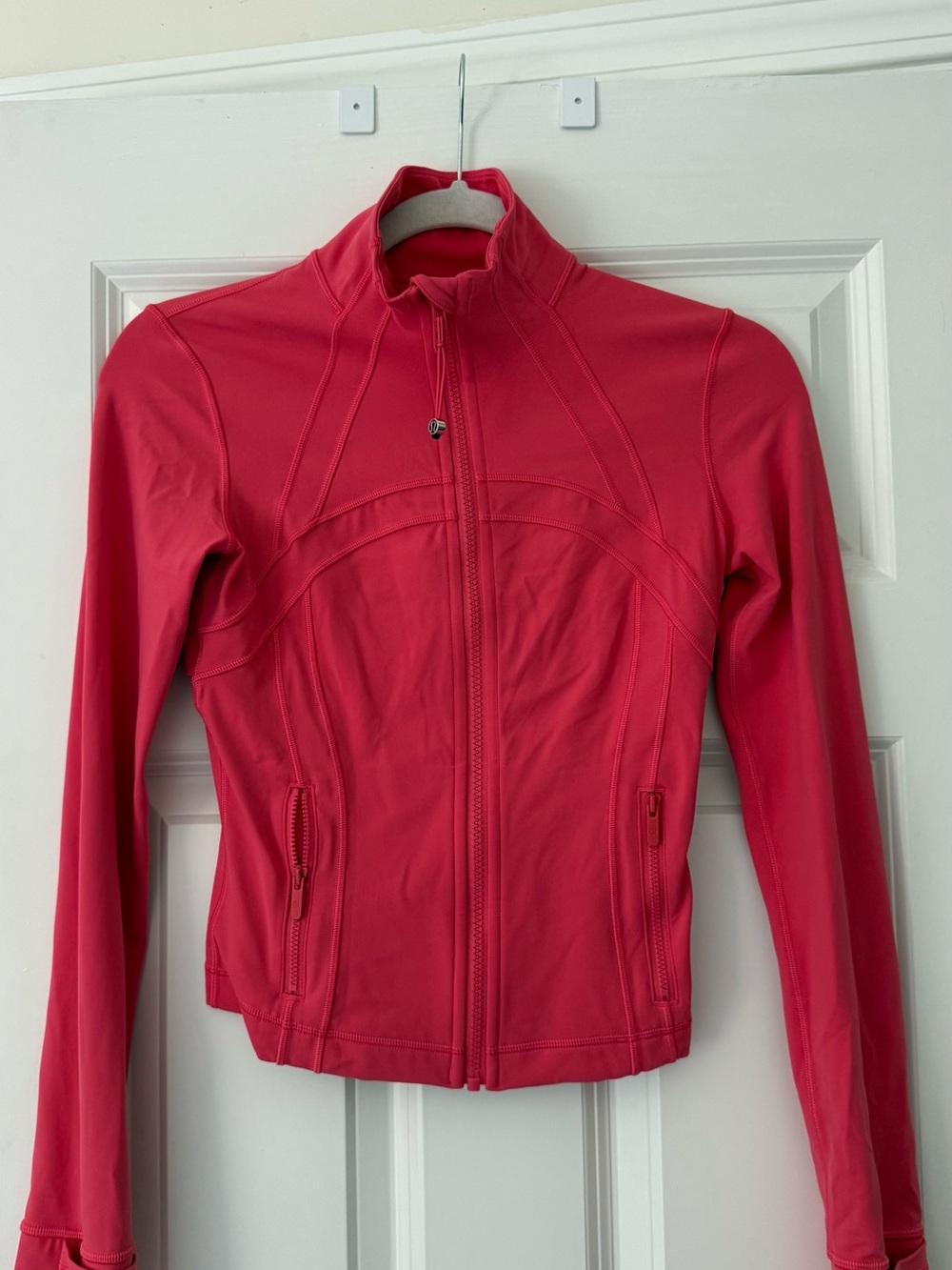 lululemon athletica Rose Pink Full-Zip Athletic Bomber Jacket